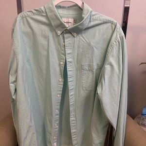 Goodfellow & Co. green button down shirt XXL